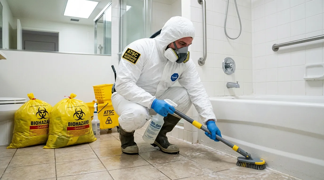 Decontamination equipment deployed for Blood Cleanup in Stuart